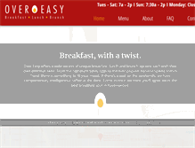 Tablet Screenshot of overeasycafechicago.com